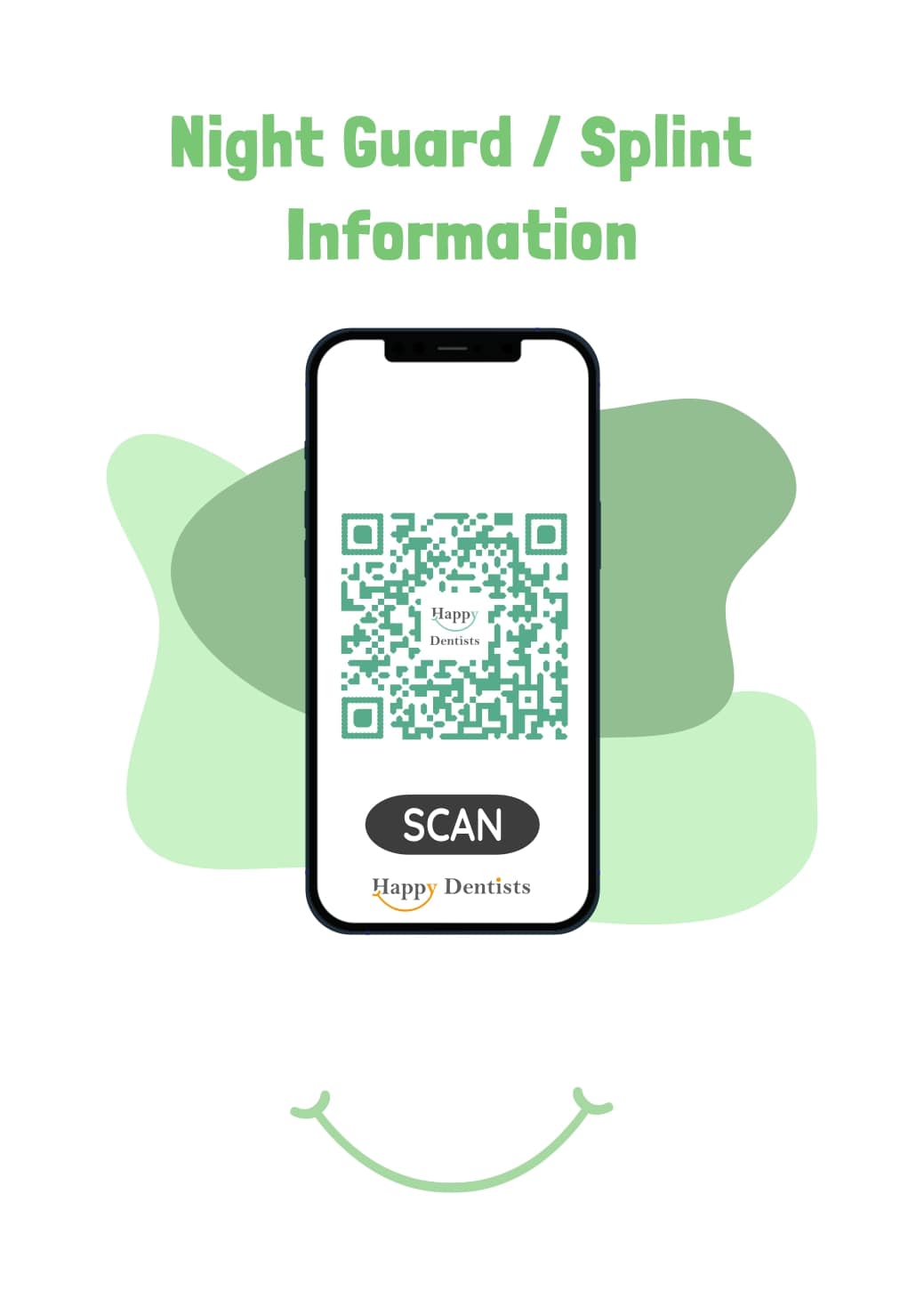 QR Code for night guards or splints